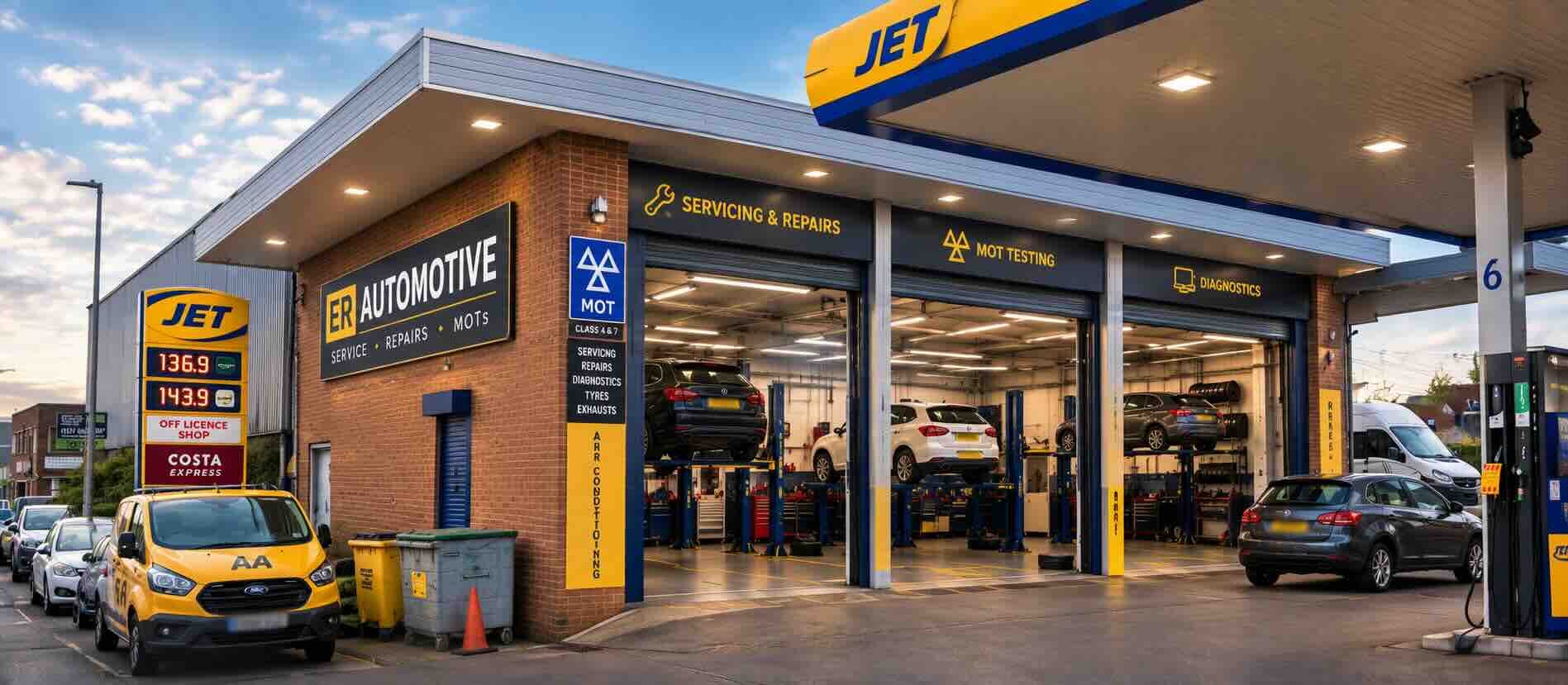 ER Automotive garage, MOT and car servicing in Smethwick